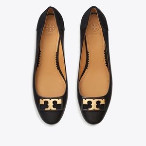 Tory Burch Gigi 20mm Round Toe Flat In perfect black